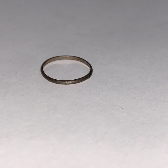 Sterling Silver Thin Plain Band Ring, Size 3 - Picture 7 of 9